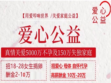 亭湖捐卵助孕生子 爱心志愿者招募